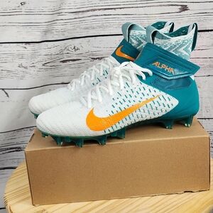 - New Nike Alpha Menace Elite 2 Football Cleats Miami Dolphins BV2077-108 …